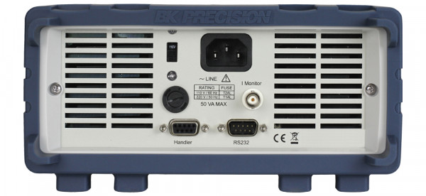 8550 Series 175W Programmable DC Electronic Load rear view