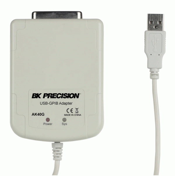 USB-to-GPIB Adapter for B&K Precision's BK4060B and BK4050B Series Waveform Generators