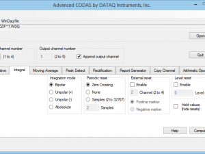 Advanced CODAS Analysis Software add-on to WinDaq