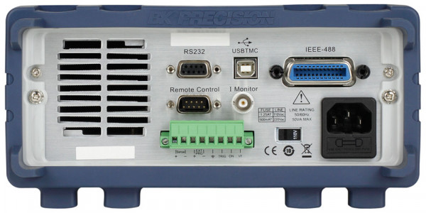 BK 8600 Series Benchtop Programmable DC Electronic Loads Rear View