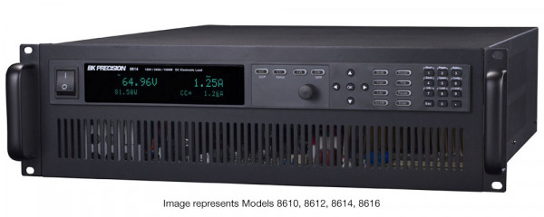 BK 8600 Series Rackmount 3U Programmable DC Electronic Loads Left View