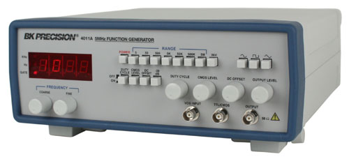 BK4011A 5 MHz Function Generator left view