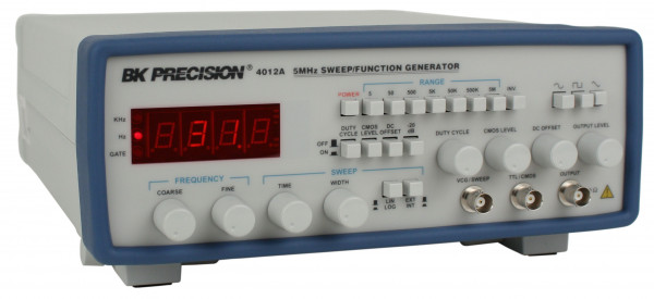 Right Side View of 5 MHz Sweep Function Generator