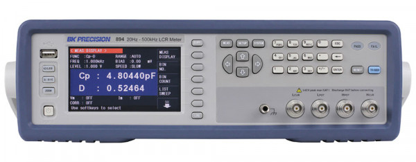 BK894 500kHz Precision LCR Meter front view