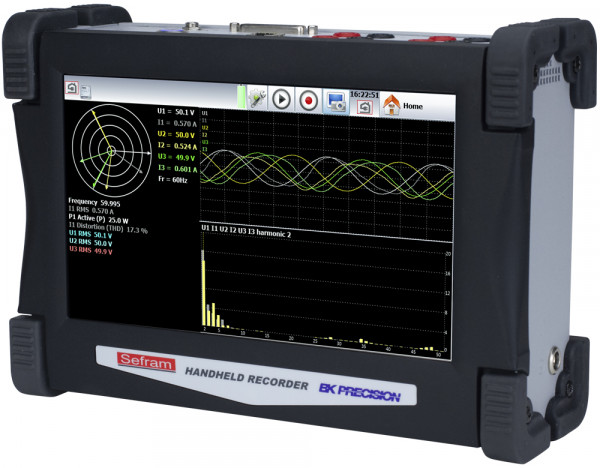 DAS50 4-Ch High-Speed Handheld Multi-Function Recorder Left View