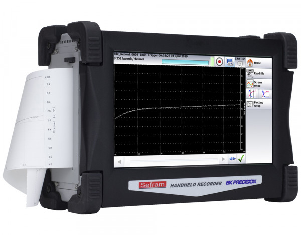 DAS60 6-Ch High-Speed Handheld Data Acquisition Printer Model