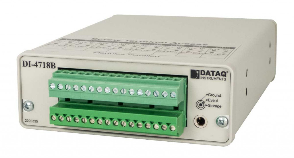 DI-4718B DAQ Data Logger, 8 channel USB or Ethernet