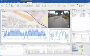FlexPro® 2021 Road Test Analysis with GPS, Video and Measurement Data