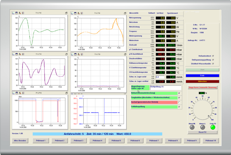Automation monitoring and control software