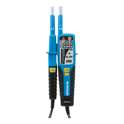 SEFRAM66 LCD voltage and continuity tester