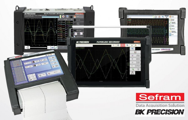 Data Acquisition Range from Sefram and B&K Precision