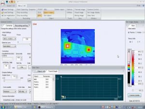 real-time measurement analysis and report output of thermal images