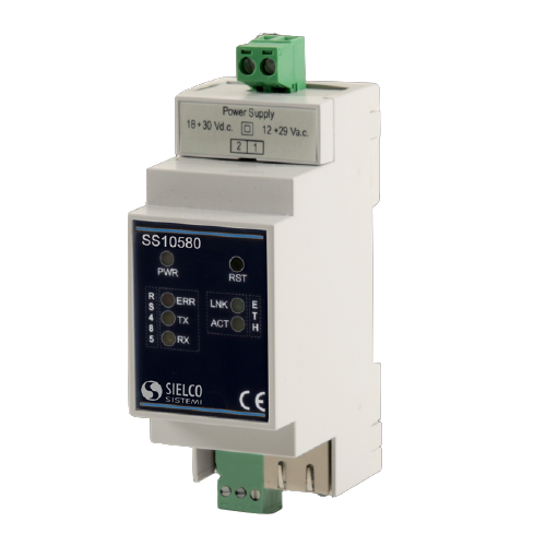 SS10580 - Converter from Modbus TCP Ethernet to Modbus RTU RS485